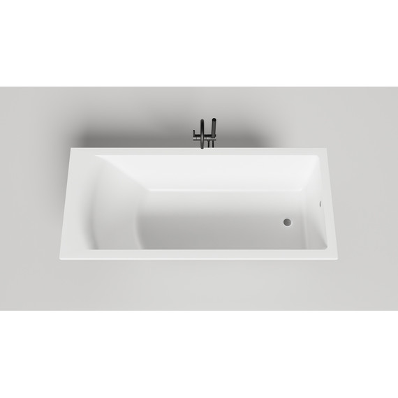 Ванна каменная Salini Cascata 180x80 см 104223M (S-Stone) матовая - 3 Ванна каменная Salini Cascata 180x80 см 104223M (S-Stone) матовая фото 3