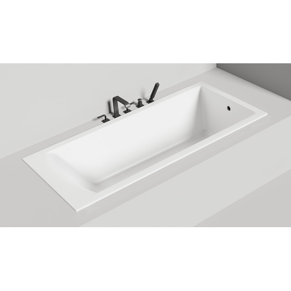 Ванна каменная Salini Cascata 180x80 см 104223M (S-Stone) матовая - 4 Ванна каменная Salini Cascata 180x80 см 104223M (S-Stone) матовая фото 4