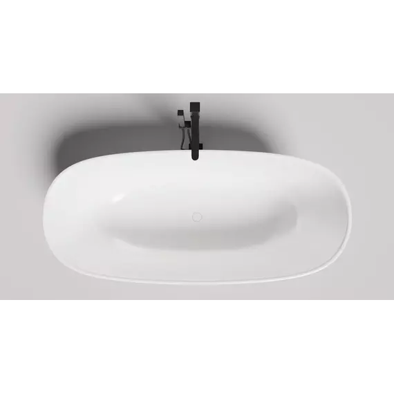 Ванна каменная Salini Greca 180x80 см 104821M (S-Stone) матовая - 3 Ванна каменная Salini Greca 180x80 см 104821M (S-Stone) матовая фото 3
