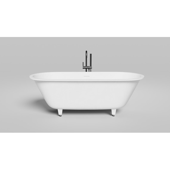 Ванна каменная Salini Ornella 180x80 см 103521M (S-Stone) матовая - 8 Ванна каменная Salini Ornella 180x80 см 103521M (S-Stone) матовая фото 8