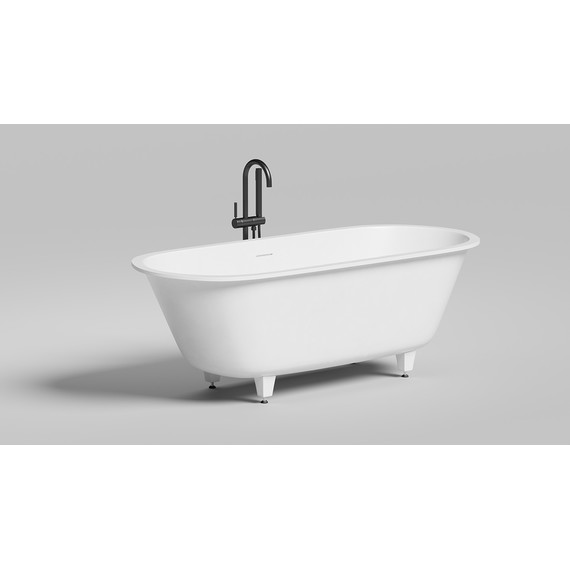 Ванна каменная Salini Ornella 180x80 см 103521M (S-Stone) матовая - 9 Ванна каменная Salini Ornella 180x80 см 103521M (S-Stone) матовая фото 9