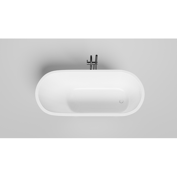 Ванна каменная Salini Ornella 170x80 см 102424M (S-Stone) матовая - 10 Ванна каменная Salini Ornella 170x80 см 102424M (S-Stone) матовая фото 10