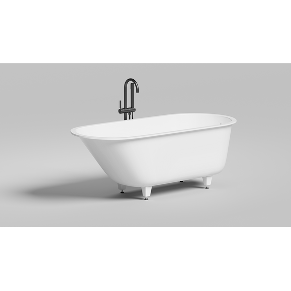 Ванна каменная Salini Ornella 170x80 см 102424M (S-Stone) матовая - 9 Ванна каменная Salini Ornella 170x80 см 102424M (S-Stone) матовая фото 9