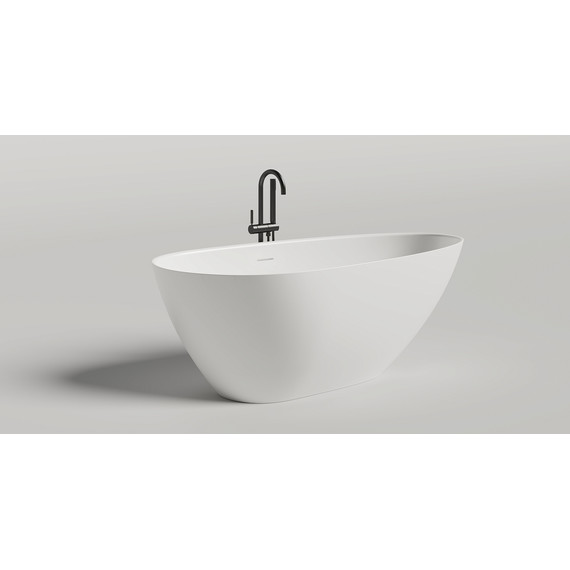 Ванна отдельностоящая Salini Paola 172x82 см 1015204M (S-Stone) матовая - 2 Ванна отдельностоящая Salini Paola 172x82 см 1015204M (S-Stone) матовая фото 2