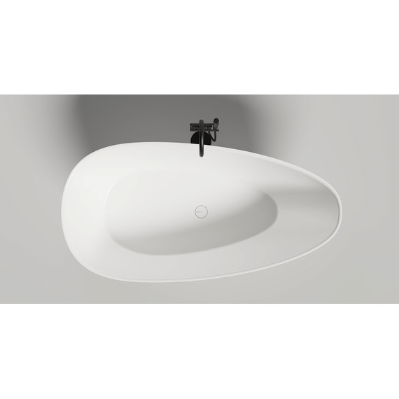 Ванна отдельностоящая Salini Paola 160x80 см 1015203M (S-Stone) матовая - 3 Ванна отдельностоящая Salini Paola 160x80 см 1015203M (S-Stone) матовая фото 3