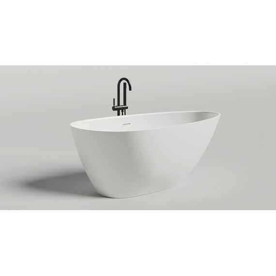Ванна отдельностоящая Salini Paola 160x80 см 1015203M (S-Stone) матовая - 2 Ванна отдельностоящая Salini Paola 160x80 см 1015203M (S-Stone) матовая фото 2
