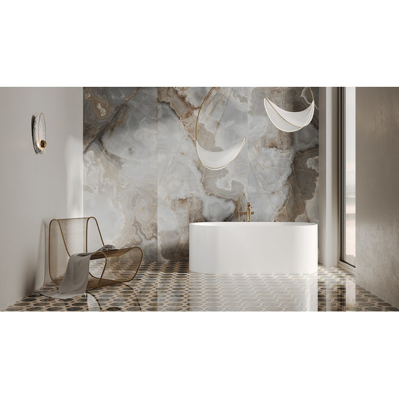Ванна каменная Salini Perla 170x80 см 1049201M (S-Stone) матовая - 4 Ванна каменная Salini Perla 170x80 см 1049201M (S-Stone) матовая фото 4