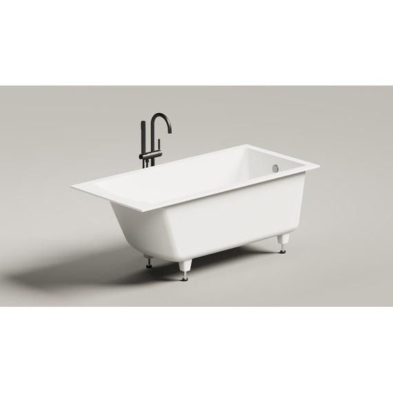 Ванна каменная Salini Cascata 150x70 см 105021M (S-Stone) матовая - 3 Ванна каменная Salini Cascata 150x70 см 105021M (S-Stone) матовая фото 3
