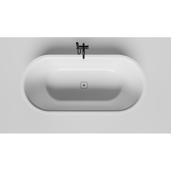Ванна каменная Salini Perla 170x80 см 1049201M (S-Stone) матовая - 3 Ванна каменная Salini Perla 170x80 см 1049201M (S-Stone) матовая фото 3