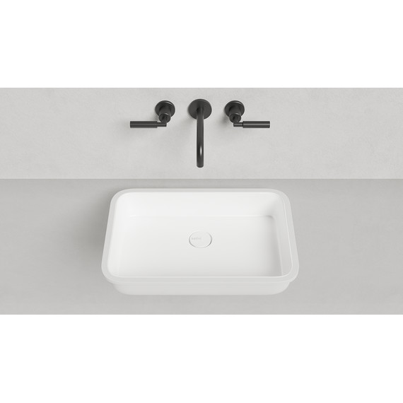 Раковина врезная под столешницу Salini Marea 09 55 см 1802209M (S-Stone) матовая - 3 Раковина врезная под столешницу Salini Marea 09 55 см 1802209M (S-Stone) матовая фото 3