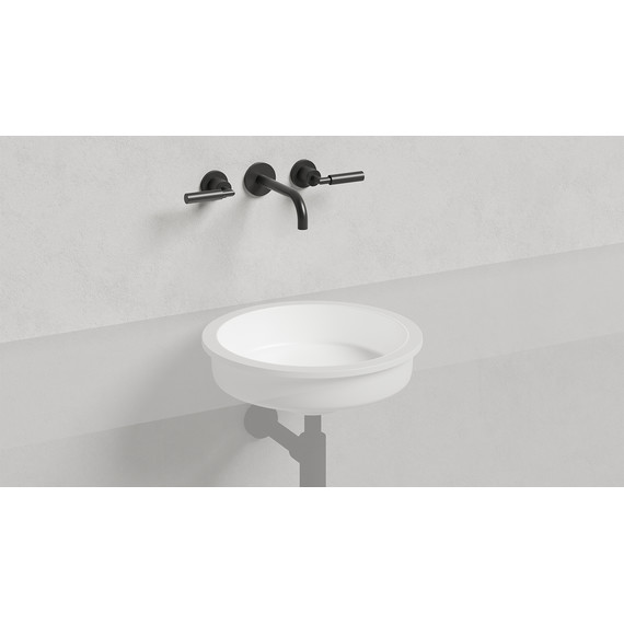 Раковина врезная под столешницу Salini Marea 04 42 см 1802204M (S-Stone) матовая - 2 Раковина врезная под столешницу Salini Marea 04 42 см 1802204M (S-Stone) матовая фото 2