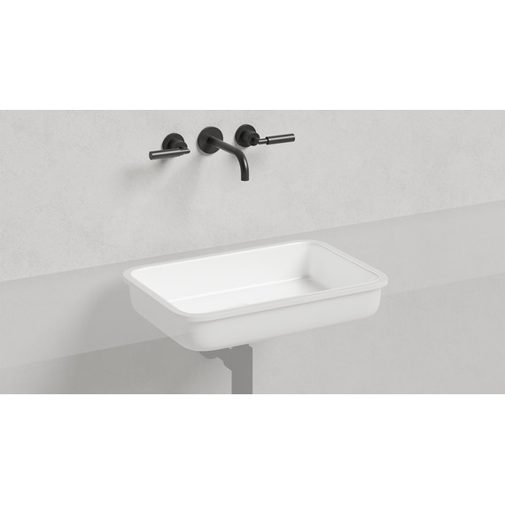 Раковина врезная под столешницу Salini Marea 09 55 см 1802209M (S-Stone) матовая - 2 Раковина врезная под столешницу Salini Marea 09 55 см 1802209M (S-Stone) матовая фото 2