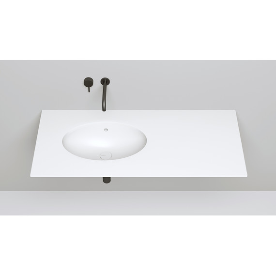 Раковина врезная под столешницу Salini Marea 12 56 см 1101209M (S-Stone) матовая фото 6