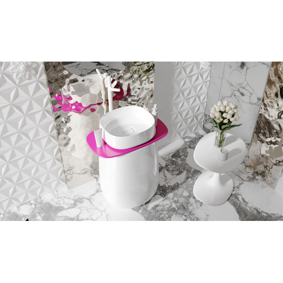 Раковина напольная Salini Oriente Totem 70 см 1303101M (S-Sense) матовая фото 5