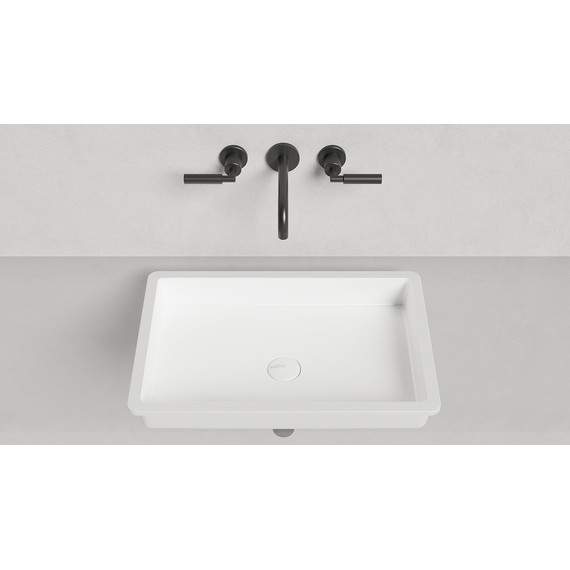 Раковина врезная под столешницу Salini Marea 14 60 см 1802214M (S-Stone) матовая фото 3