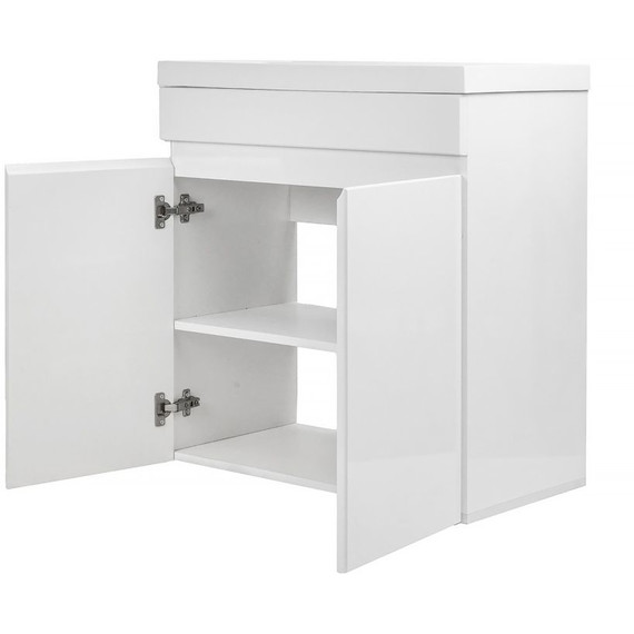 Тумба напольная с раковиной AN Сабина 60H 60 см, белый фото 3