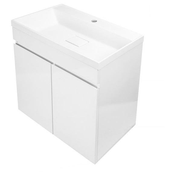 Тумба напольная с раковиной AN Сабина 60H 60 см, белый фото 4