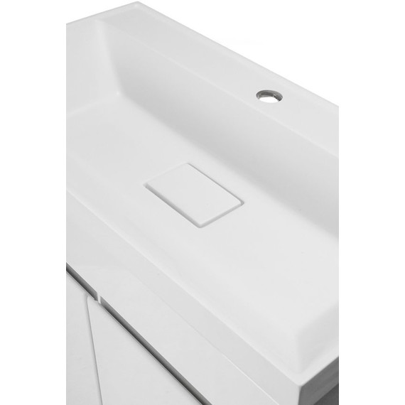 Тумба напольная с раковиной AN Сабина 60H 60 см, белый фото 6