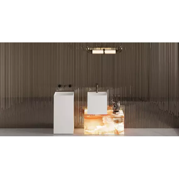 Раковина напольная Salini Armonia Square 01 45 см 130511G (S-Sense) глянцевая фото 5