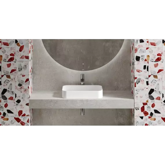 Раковина-чаша Salini Calista 01 55 см 1101204SM (S-Stone) матовая  - 7 Раковина-чаша Salini Calista 01 55 см 1101204SM (S-Stone) матовая  фото 7