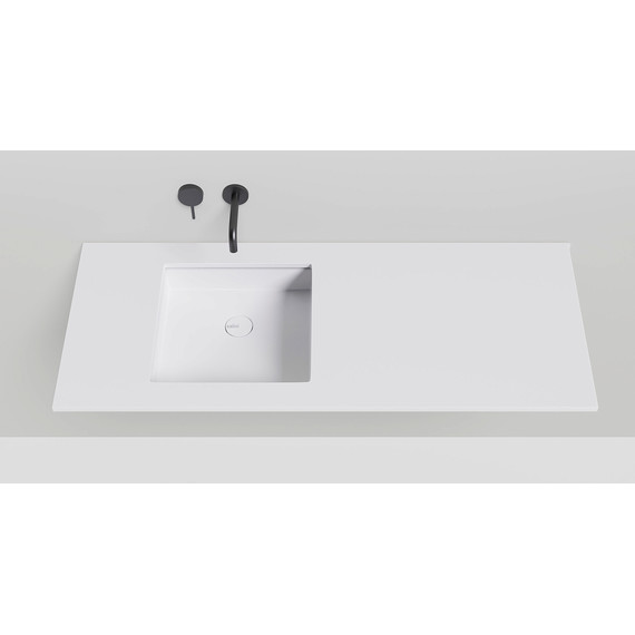 Раковина врезная под столешницу Salini Marea 07 42 см 1802207M (S-Stone) матовая - 6 Раковина врезная под столешницу Salini Marea 07 42 см 1802207M (S-Stone) матовая фото 6