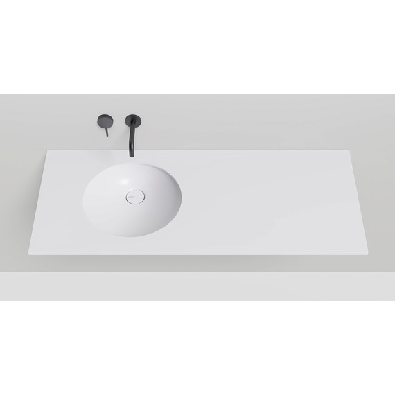 Раковина врезная под столешницу Salini Marea 08 42 см 1802208M (S-Stone) матовая - 6 Раковина врезная под столешницу Salini Marea 08 42 см 1802208M (S-Stone) матовая фото 6