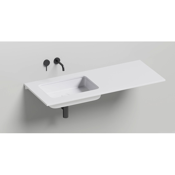 Раковина врезная под столешницу Salini Marea 09 55 см 1802209M (S-Stone) матовая - 5 Раковина врезная под столешницу Salini Marea 09 55 см 1802209M (S-Stone) матовая фото 5