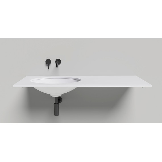 Раковина врезная под столешницу Salini Marea 11 55 см 1802111G (S-Sense) глянцевая фото 4