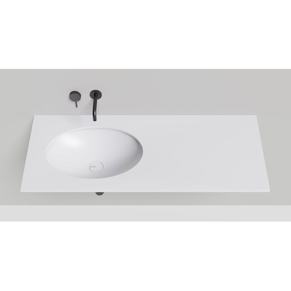 Раковина врезная под столешницу Salini Marea 11 55 см 1802111G (S-Sense) глянцевая фото 6