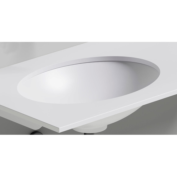 Раковина врезная под столешницу Salini Marea 11 55 см 1802111G (S-Sense) глянцевая фото 7