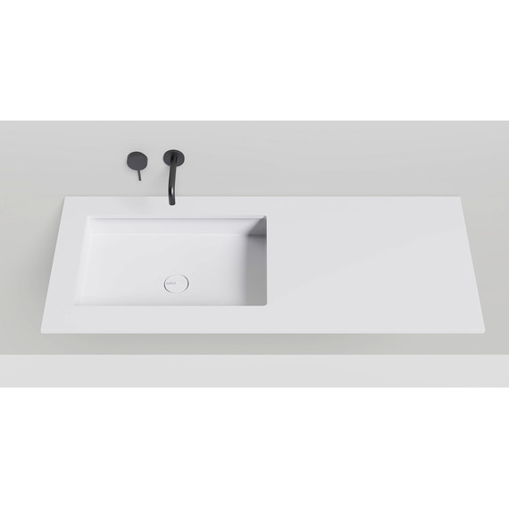 Раковина врезная под столешницу Salini Marea 14 60 см 1802214M (S-Stone) матовая фото 6