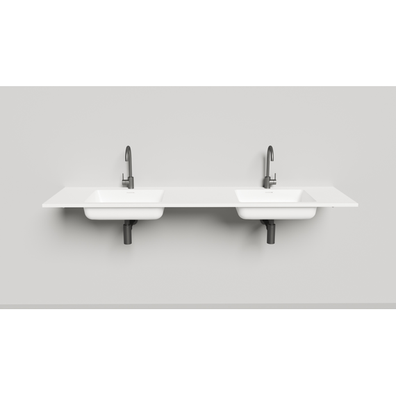 Раковина подвесная Salini Onda 180 180 см 1402202M (S-Stone) матовая фото 2