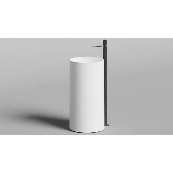 Раковина напольная Salini Armonia Round 01 45 см 130421M (S-Stone) матовая фото 2