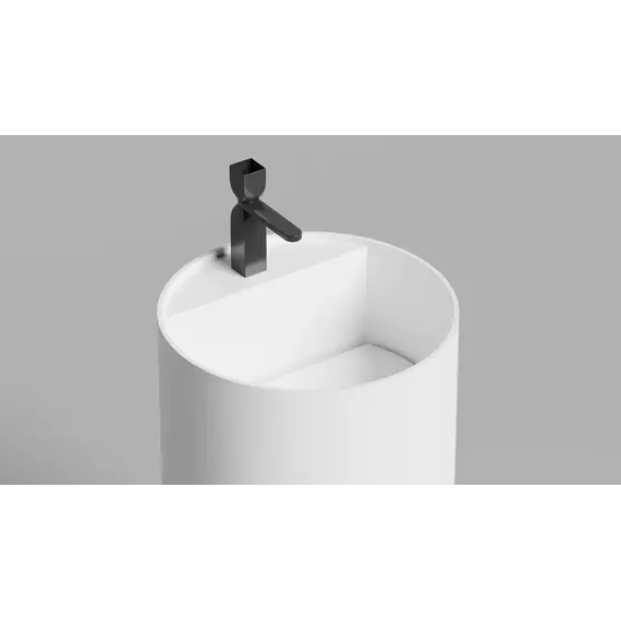 Раковина напольная Salini Armonia Round Top 01 45 см 130421TM (S-Stone) матовая фото 2