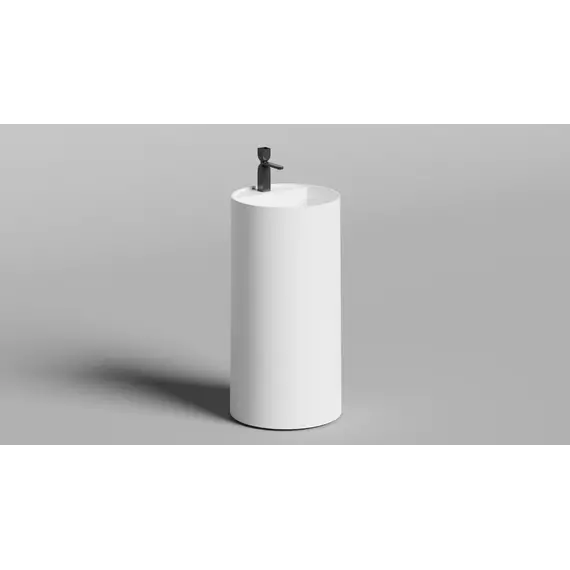 Раковина напольная Salini Armonia Round Top 01 45 см 130411TG (S-Sense) глянцевая фото 