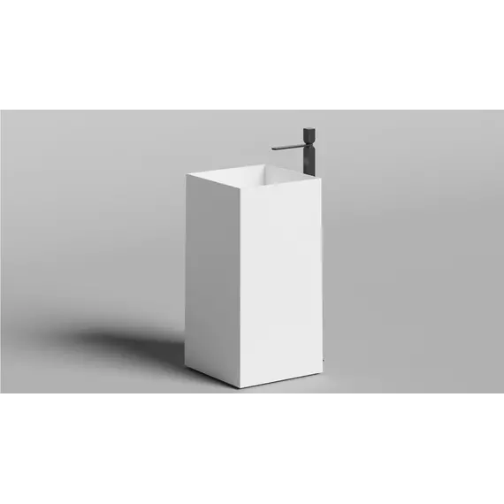 Раковина напольная Salini Armonia Square 01 45 см 130511G (S-Sense) глянцевая фото 2