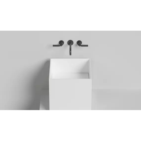 Раковина-чаша Salini Armonia Square 03 45 см 130523M (S-Stone) матовая - 2 Раковина-чаша Salini Armonia Square 03 45 см 130523M (S-Stone) матовая фото 2