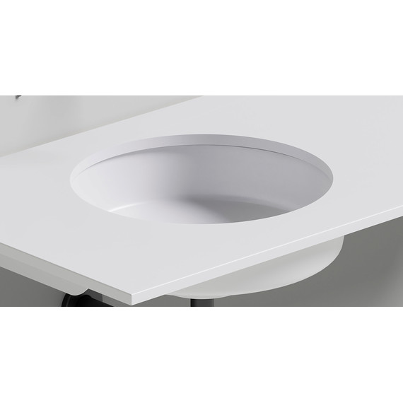 Раковина врезная под столешницу Salini Marea 04 42 см 1802204M (S-Stone) матовая - 6 Раковина врезная под столешницу Salini Marea 04 42 см 1802204M (S-Stone) матовая фото 6