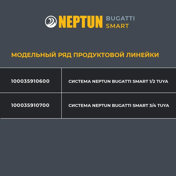 Система защиты от протечек для умного дома Neptun Bugatti Smart 3/4 TUYA 100035910700 фото 10