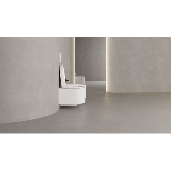 Унитаз подвесной безободковый Salini Gemelli 240121KSMF с крышкой микролифт (S-Stone) RAL полностью фото 6