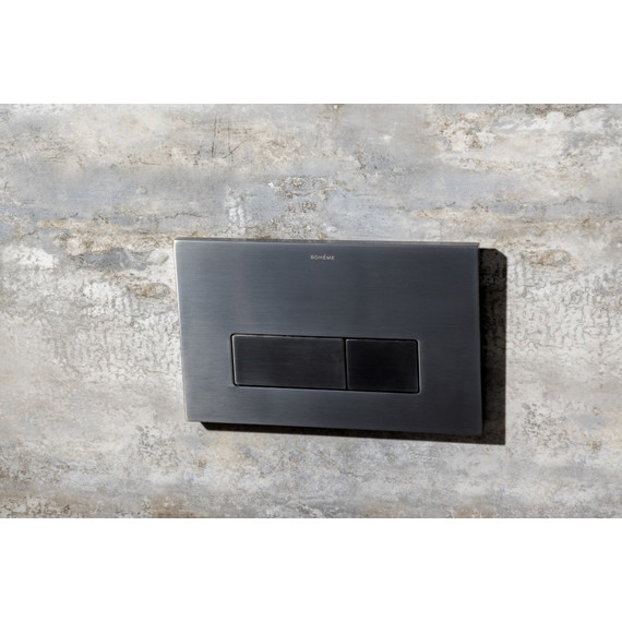 Кнопка смыва Boheme 669-GM, графит фото 2