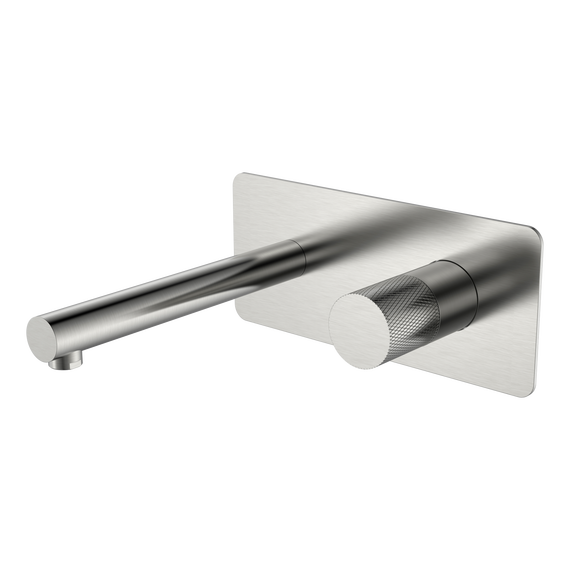 Смеситель для раковины настенный Boheme Stick 125-NB.2 (со скрытой частью) никель фото 
