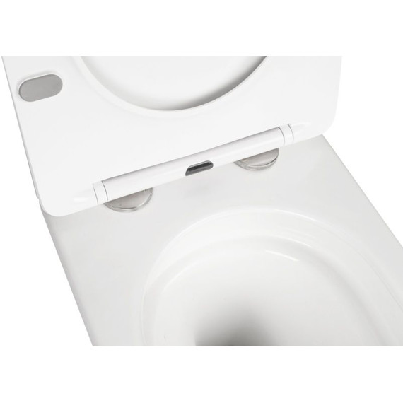 Инсталляция с подвесным безободковым унитазом AN Navi сиденье микролифт, крепление (система смыва Торнадо) фото 11