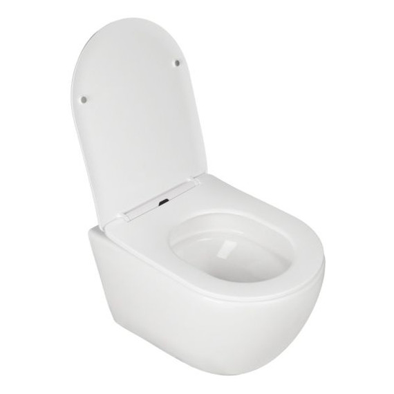 Инсталляция с подвесным безободковым унитазом AN Navi сиденье микролифт, крепление (система смыва Торнадо) фото 15