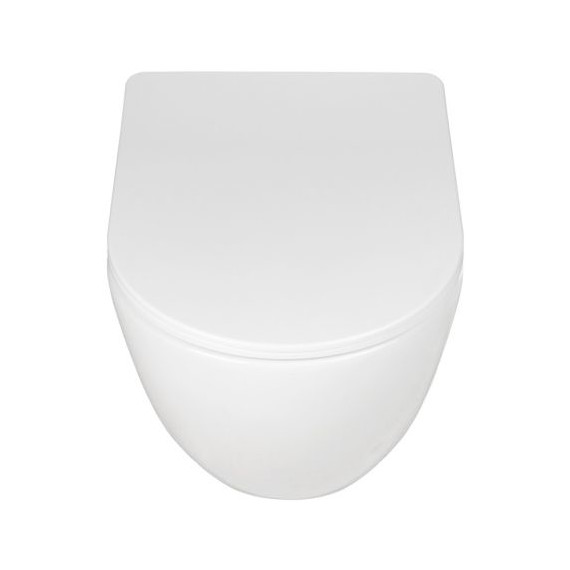 Инсталляция с подвесным безободковым унитазом AN Navi сиденье микролифт, крепление (система смыва Торнадо) фото 6