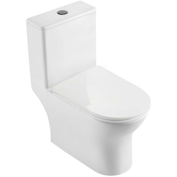 Унитаз-моноблок безободковый Aquatek Гелиос AQ2816T-00 с тонкой крышкой микролифт - 6 Унитаз-моноблок безободковый Aquatek Гелиос AQ2816T-00 с тонкой крышкой микролифт фото 6