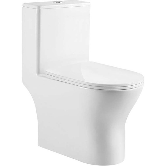 Унитаз-моноблок безободковый Aquatek Гелиос AQ2816T-00 с тонкой крышкой микролифт - 7 Унитаз-моноблок безободковый Aquatek Гелиос AQ2816T-00 с тонкой крышкой микролифт фото 7