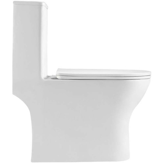 Унитаз-моноблок безободковый Aquatek Гелиос AQ2816T-00 с тонкой крышкой микролифт - 9 Унитаз-моноблок безободковый Aquatek Гелиос AQ2816T-00 с тонкой крышкой микролифт фото 9