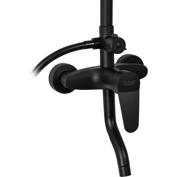 Душевая стойка Brimix 3055, чёрный (материал абс пластик) - 2 Душевая стойка Brimix 3055, чёрный (материал абс пластик) фото 2