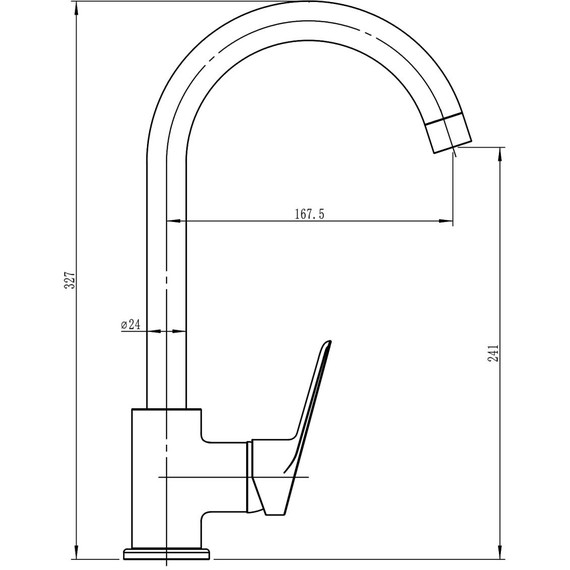 Смеситель для кухни Loranto Avrora LR70506000 фото 3